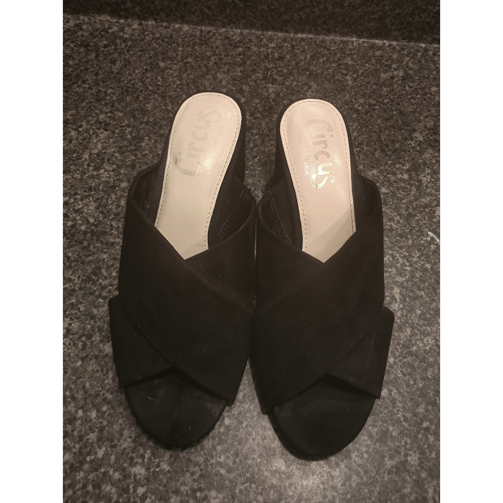 Suede Wrap Sandals